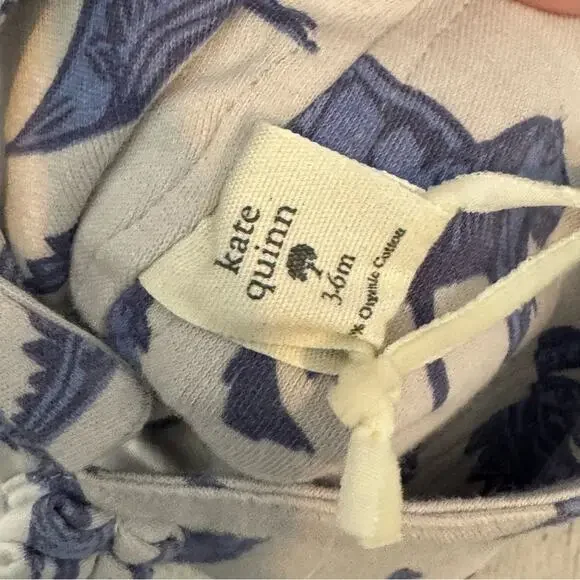 Kate Quinn Purple Dinosaur Baby Bonnet - Picture 4 of 4